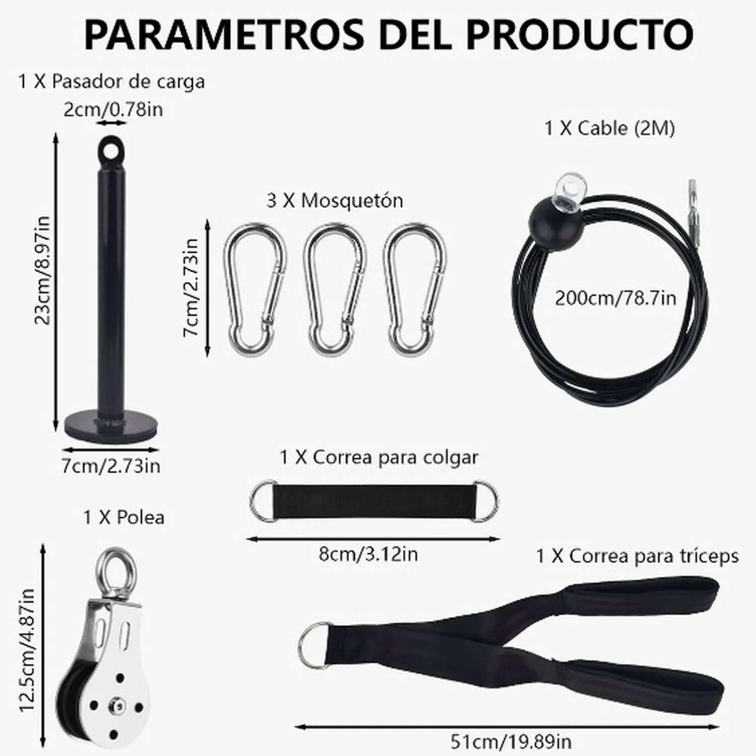 Sistema De Cable Con Polea image number 3.0