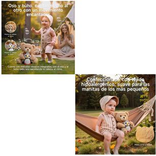 Peluche Interactivo Oso Musical Grabaci&oacute;n Jp008 Lubabycas