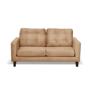 Sofa Napoles 2 Cuerpos Tela Velvet Beige