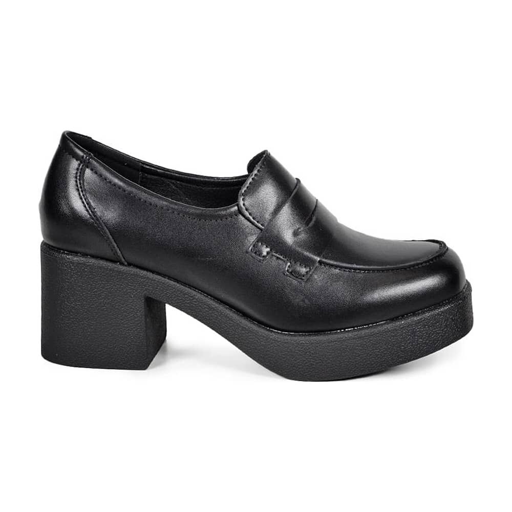 Zapato Cuero Syriana Negro image number 5.0