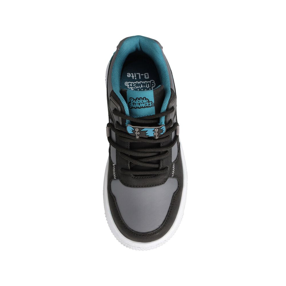 Zapatilla Ni&ntilde;o Bubblegummers Aticus Negro-gris image number 3.0
