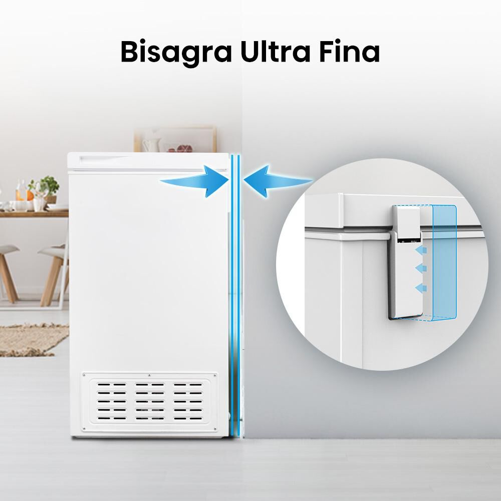 Freezer Horizontal Hisense FC184D4AW1 / Frío Directo / 142 Litros / A+ image number 7.0