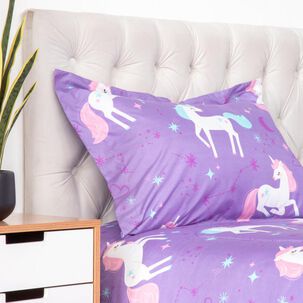 Plumón Casaideal Kids Unicornio / 1.5 Plazas