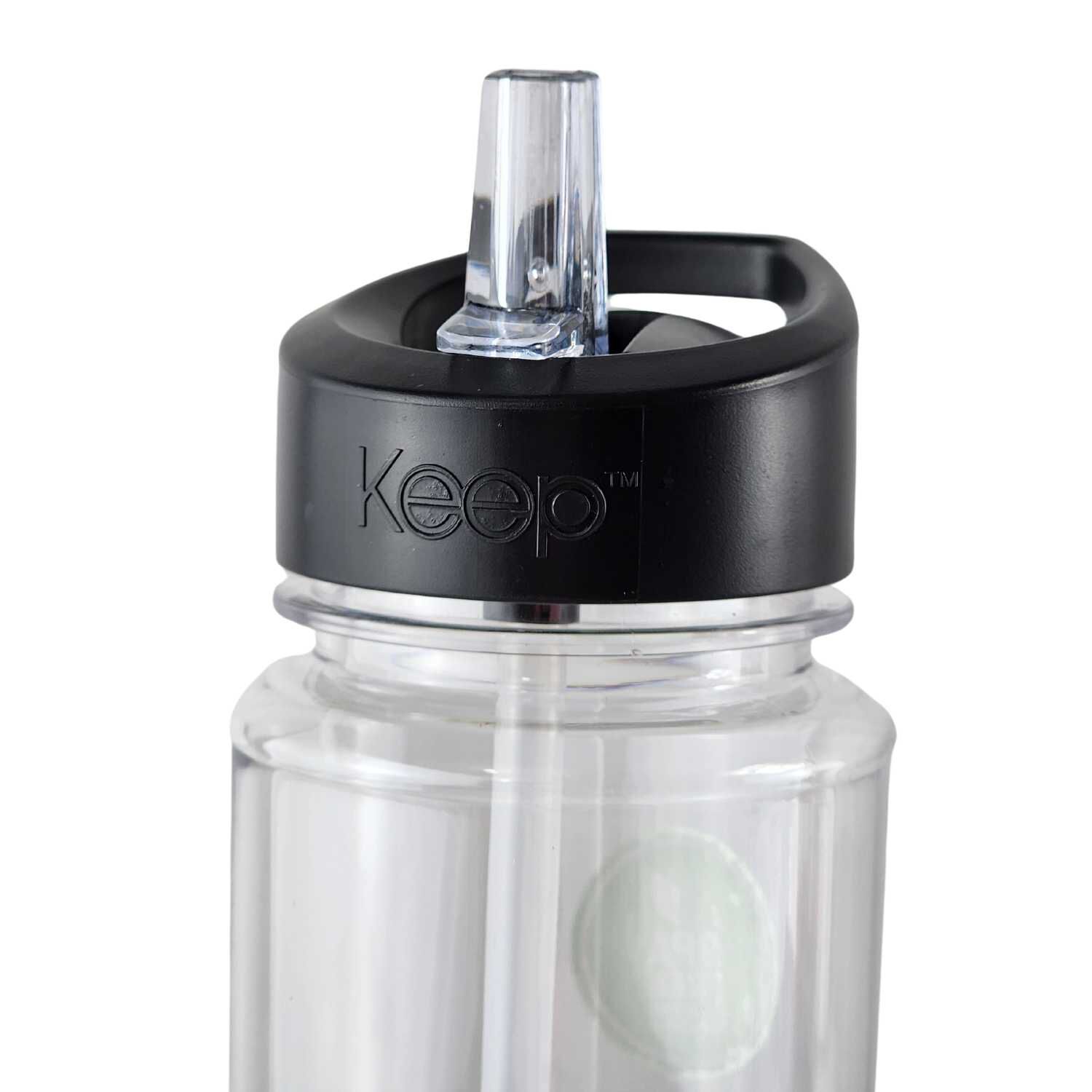 Botella Keep Bandas Colores 750ml Agua Bebidas Negro image number 7.0