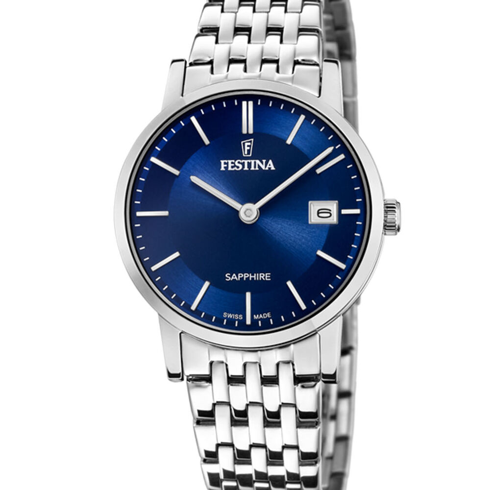 Reloj F20019/2 Festina Swiss Azul Mujer Swiss Made image number 0.0