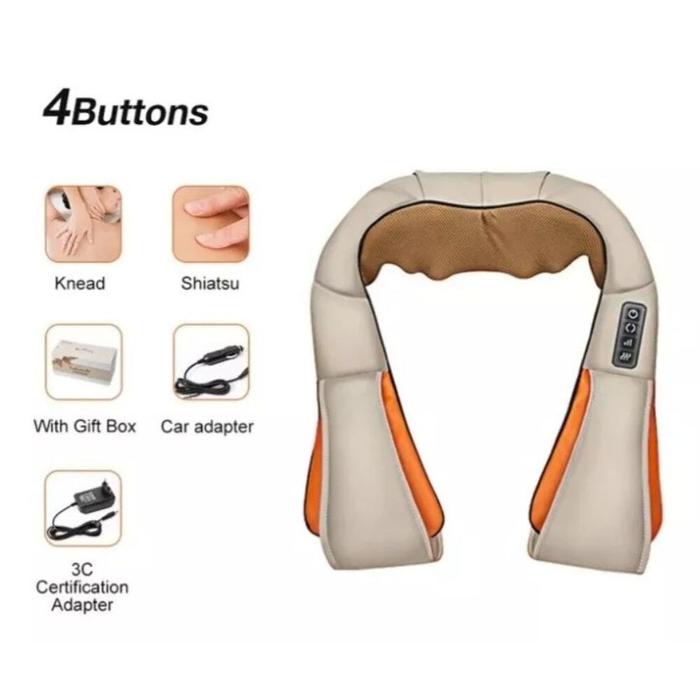 Masajeador Eléctrico Lumbar Cuello Cervical Multi Masaje image number 3.0