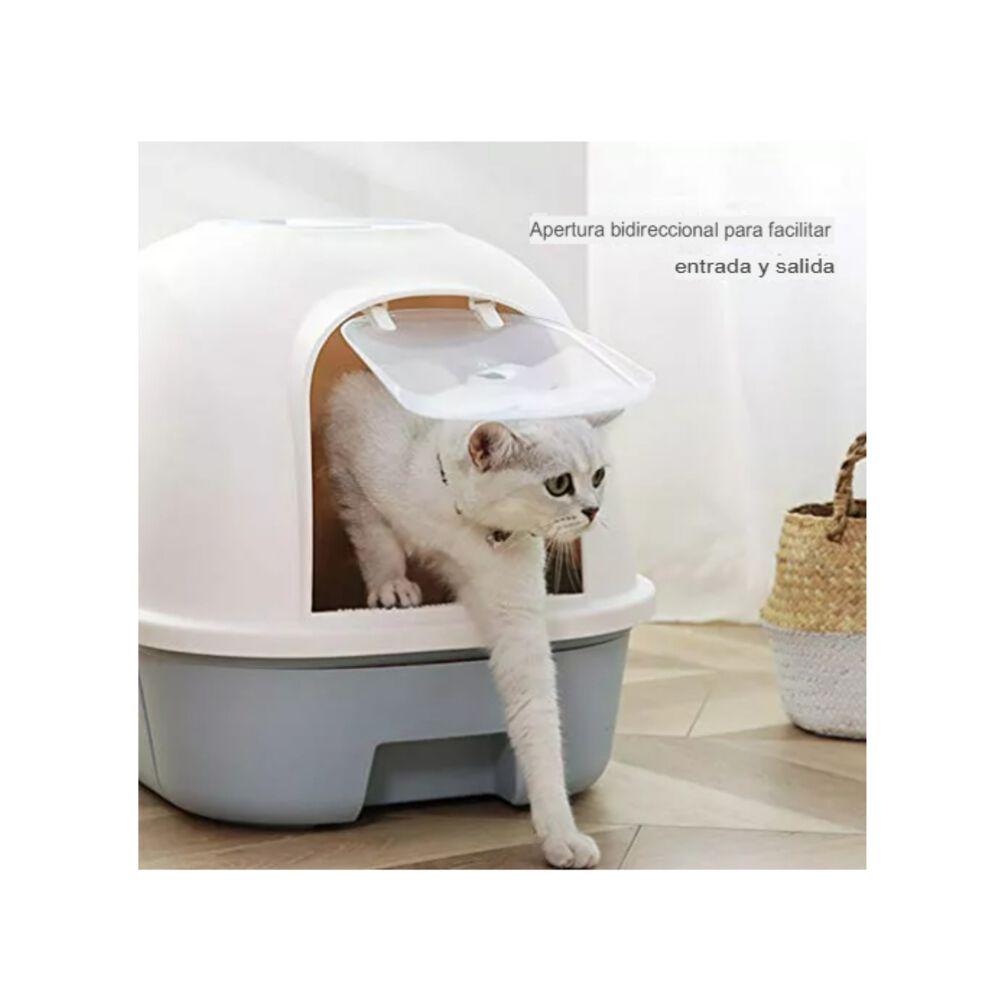 Caja De Arena Cerrada C&oacute;moda Para Gatos Arenero image number 4.0