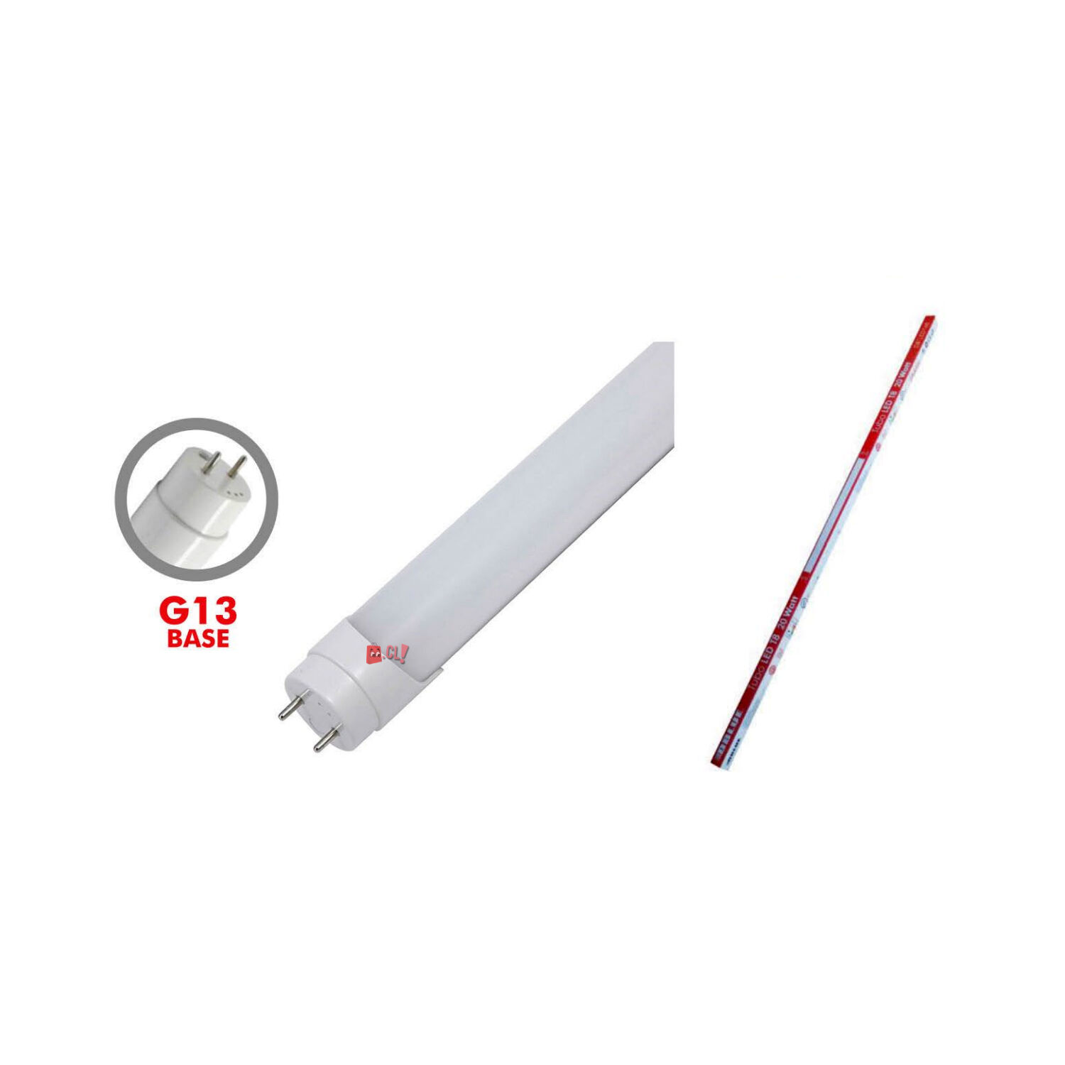 Tubo Led T8 20w Soquete G13 - Ps image number 1.0