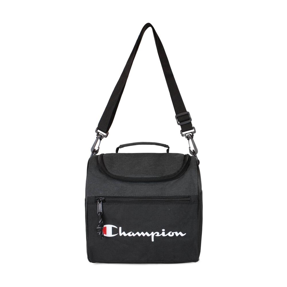 Pack Champion Bolso Atlanta 45lts + Lonchera Oxford Negra image number 6.0