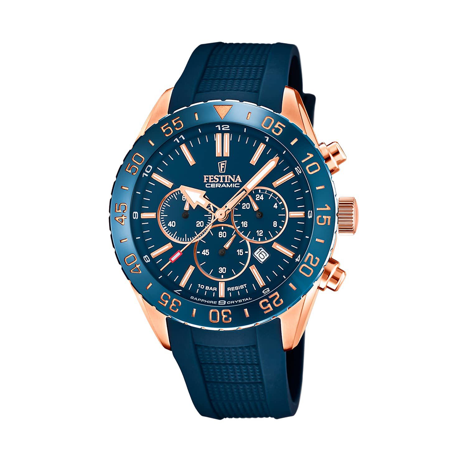 Reloj F20516/1 Festina Azul Hombre Ceramic image number 0.0