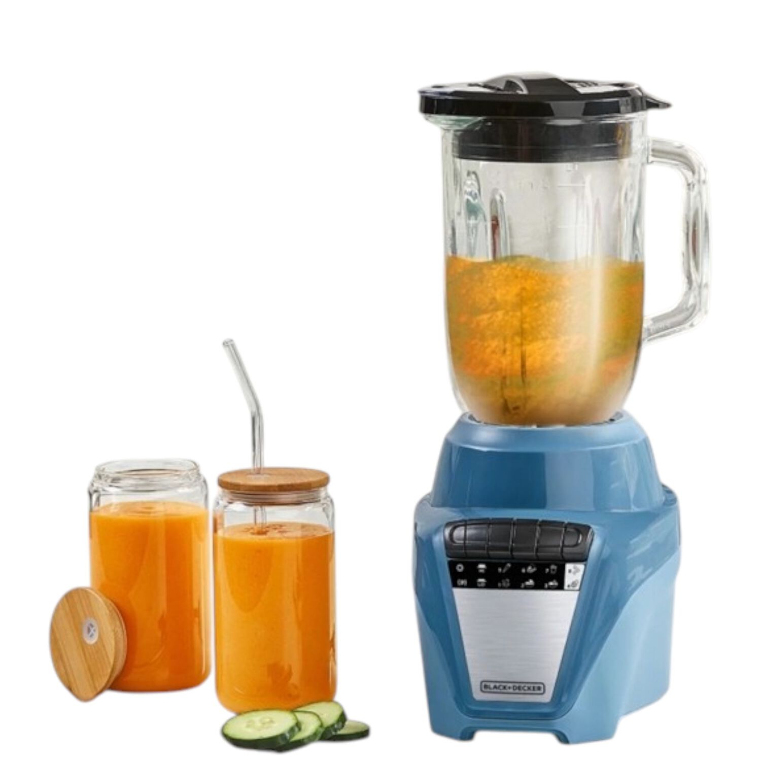 Licuadora Black+decker 700w Vaso De Vidrio 1.5l Calipso image number 4.0