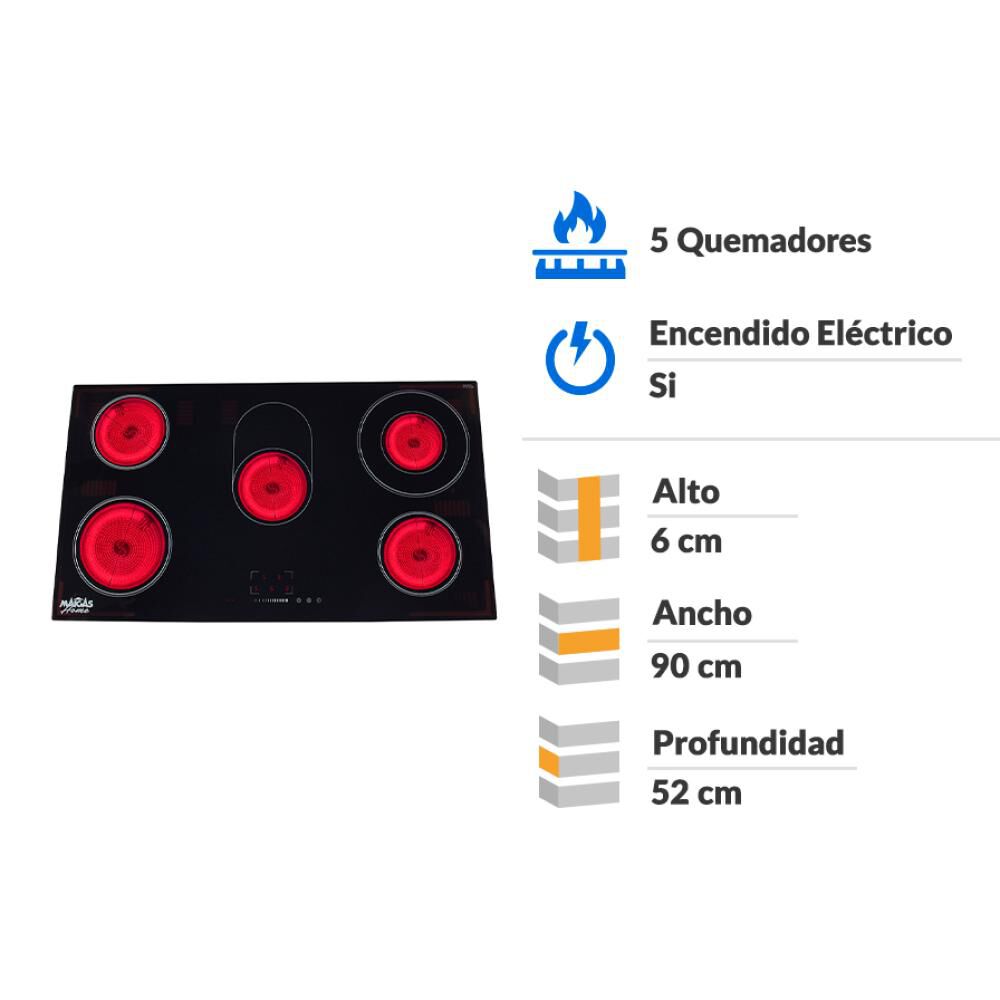 Encimera Eléctrica Maigas CEI05D / 5 Quemadores image number 1.0