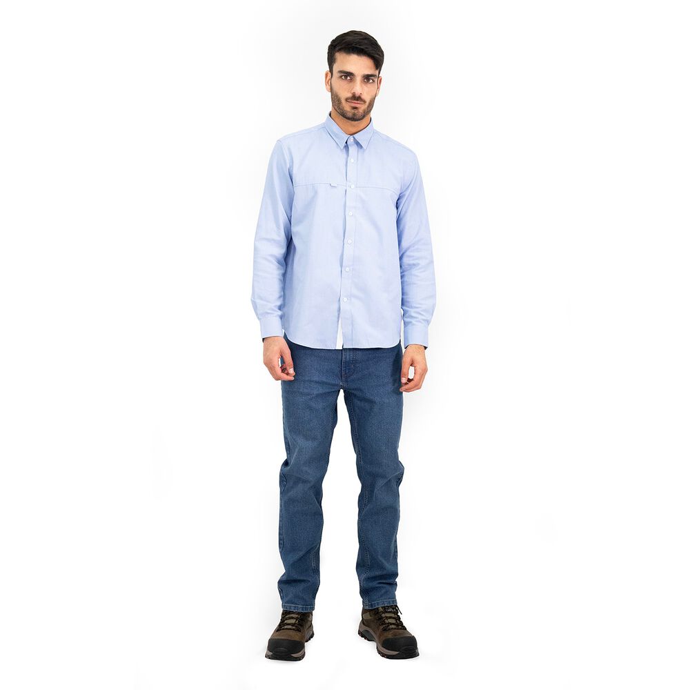Camisa Quebec Vancouver Celeste image number 3.0
