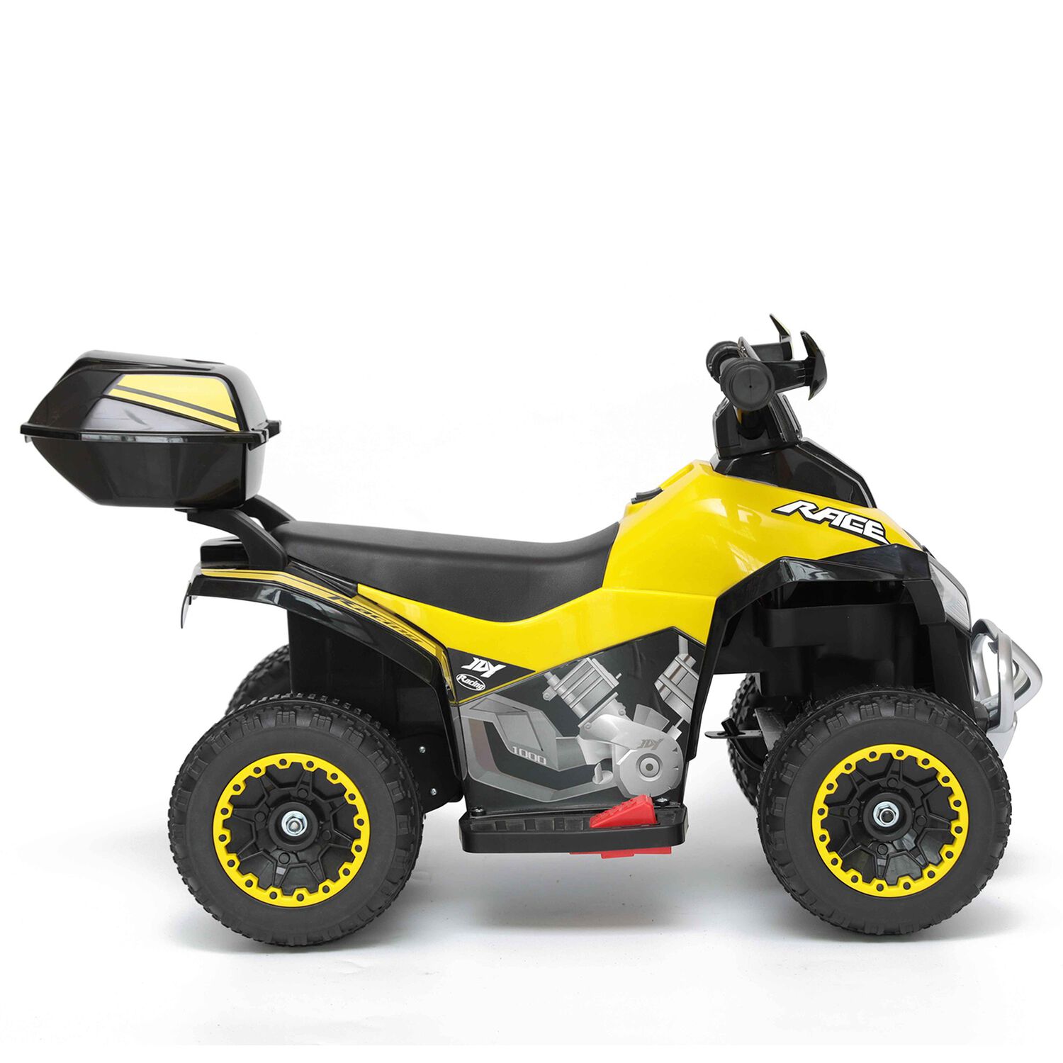 Cuatrimoto A Bater&iacute;a Quad Lx Amarilla Bebesit image number 5.0