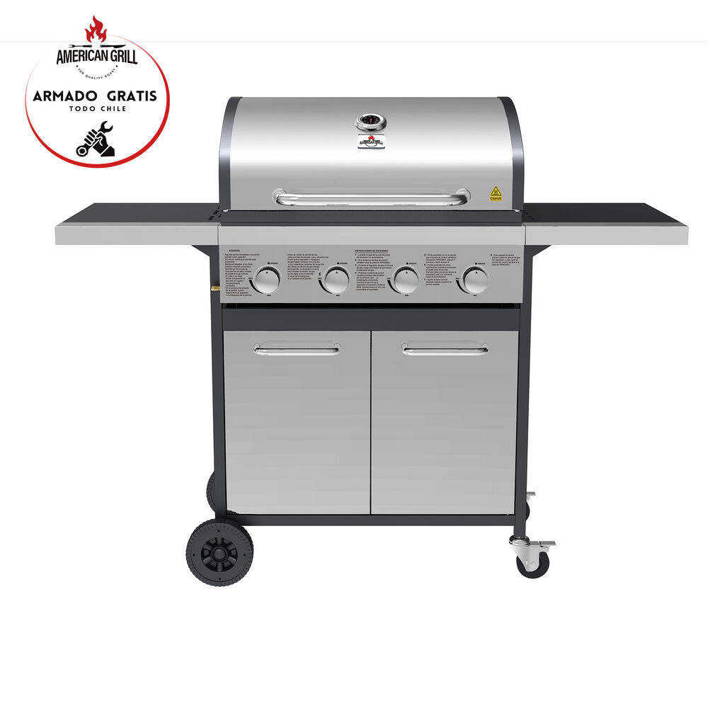 Parrilla A Gas Oregon 4b Inox image number 0.0
