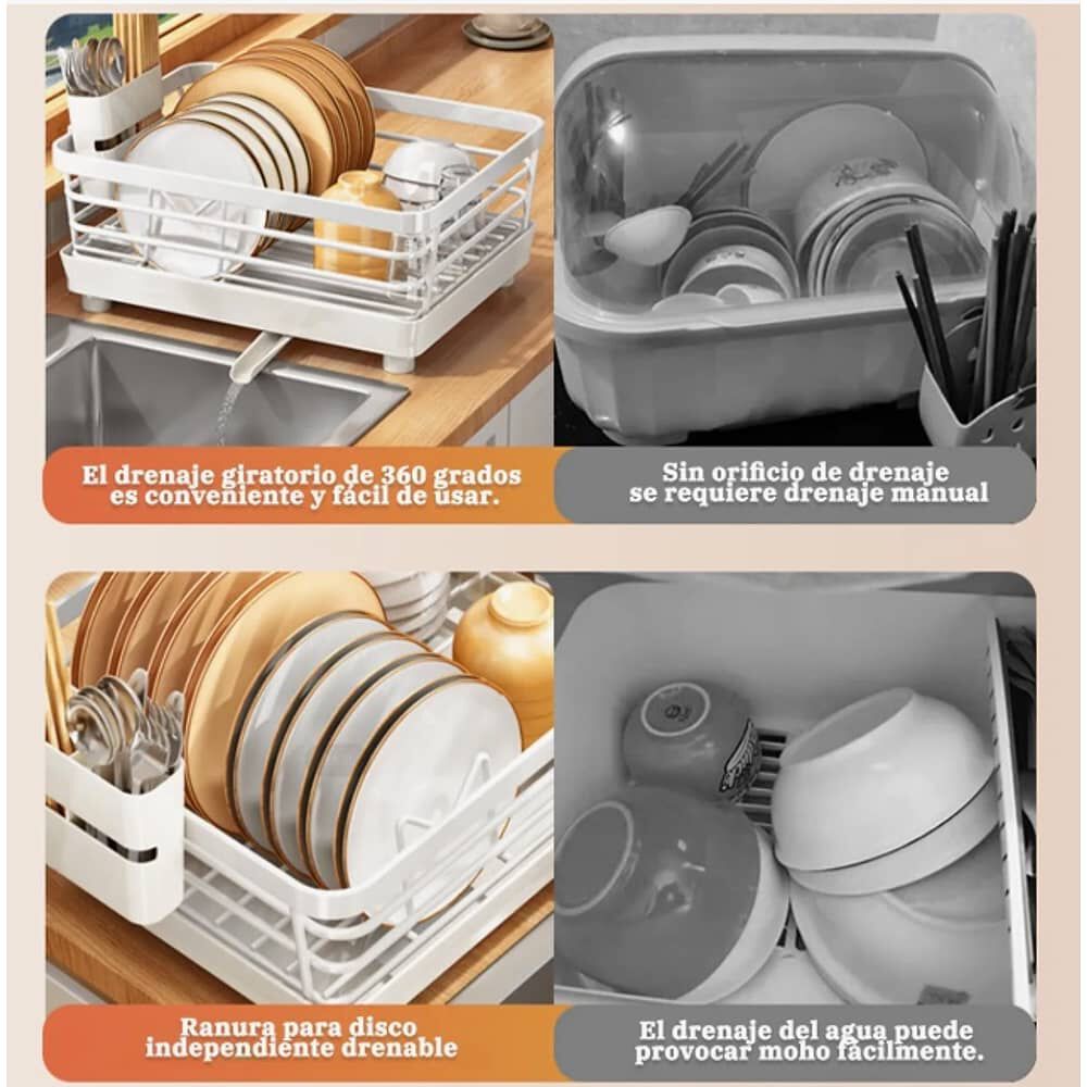 Secador Escurridor De Platos Inoxidable image number 3.0