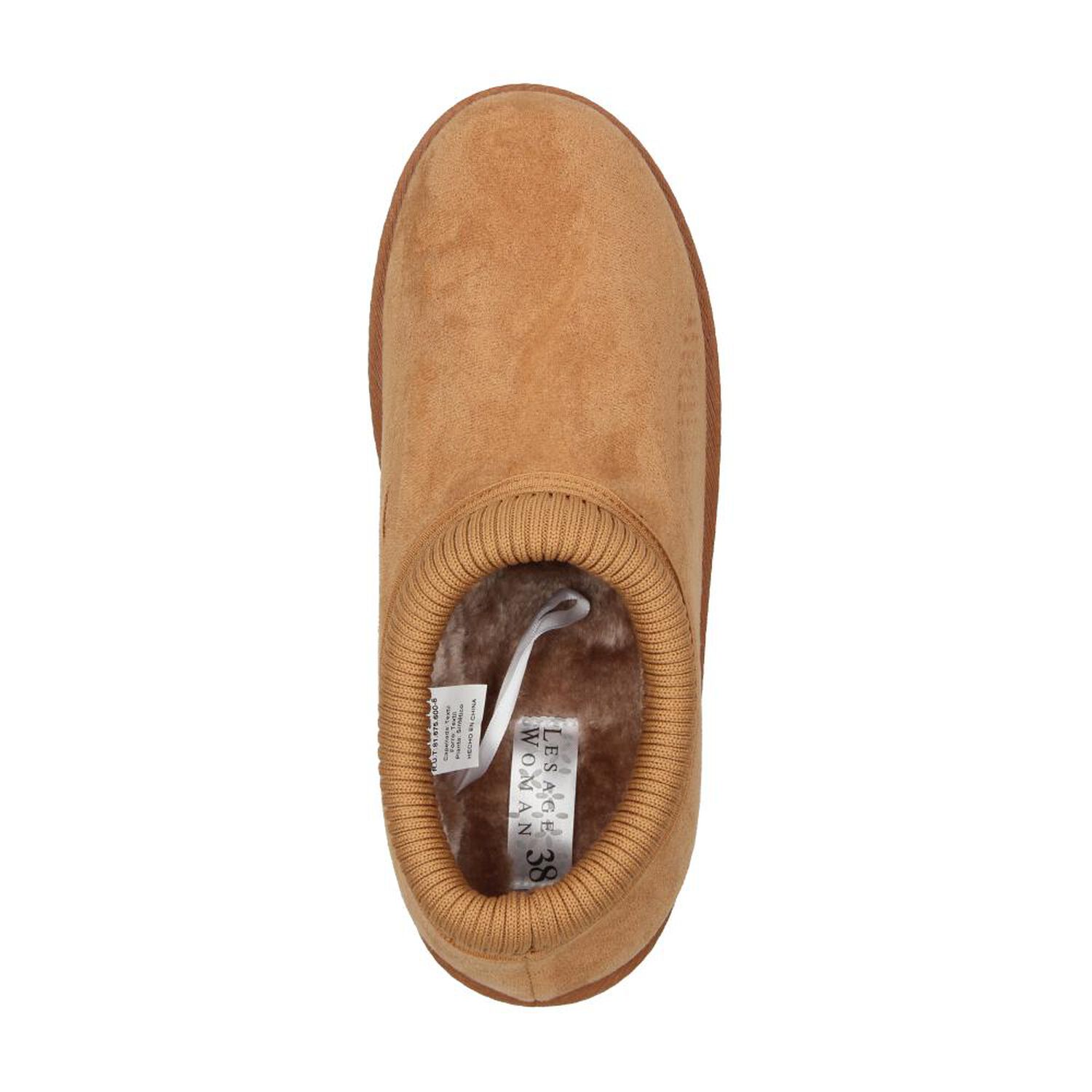 Pantuflas Mujer Lesage Beige image number 4.0