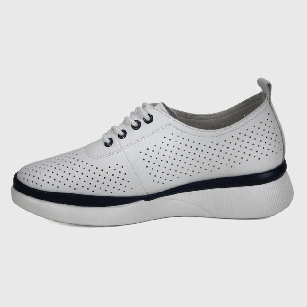 Zapatilla Cuero Luzmar Blanco image number 5.0
