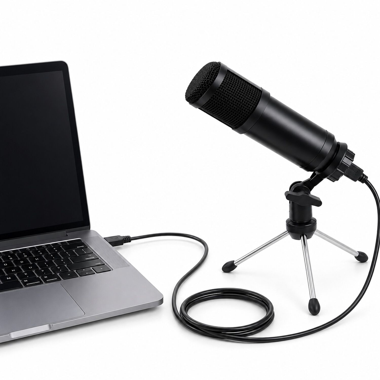 Micr&oacute;fono Streaming Usb Condensador De Estudio C/ Tr&iacute;pode image number 3.0
