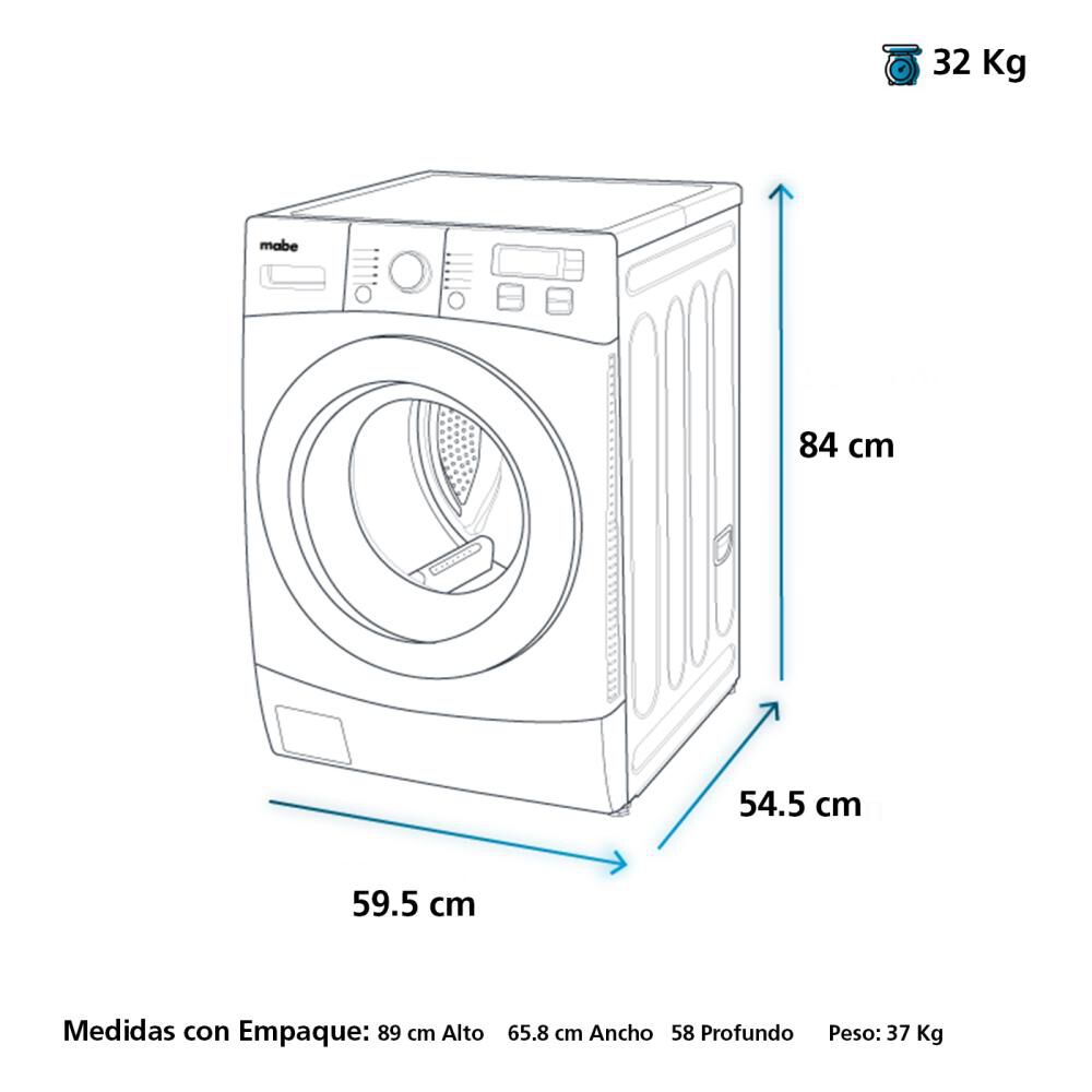 Secadora Mabe SEM101BDBY / 10 Kg image number 6.0