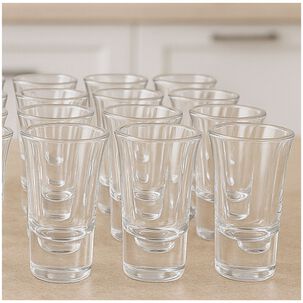 Set 12 Vasos Licor Lord 54ml De Vidrio Cristar Elegante