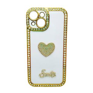 Carcasa Gel Beillo Para Iphone 15 - Protector Blanco Diamante