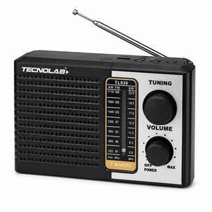 Radio Port&aacute;til Am/ Fm/ Sw Recargable +pilas + Luz Led 5w Rms
