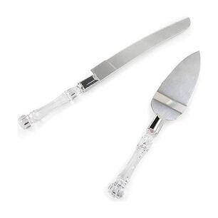 Set Cuchillo Y Servidor De Acero Para Torta