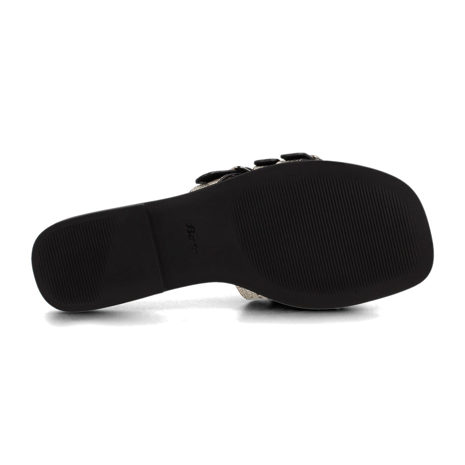 Sandalia Mujer Bata Taylor Blanco/negro image number 4.0