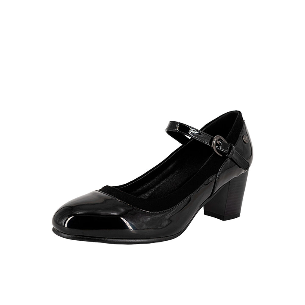 Zapato Cueca Formal Alba Negro Charol Alquimia image number 0.0