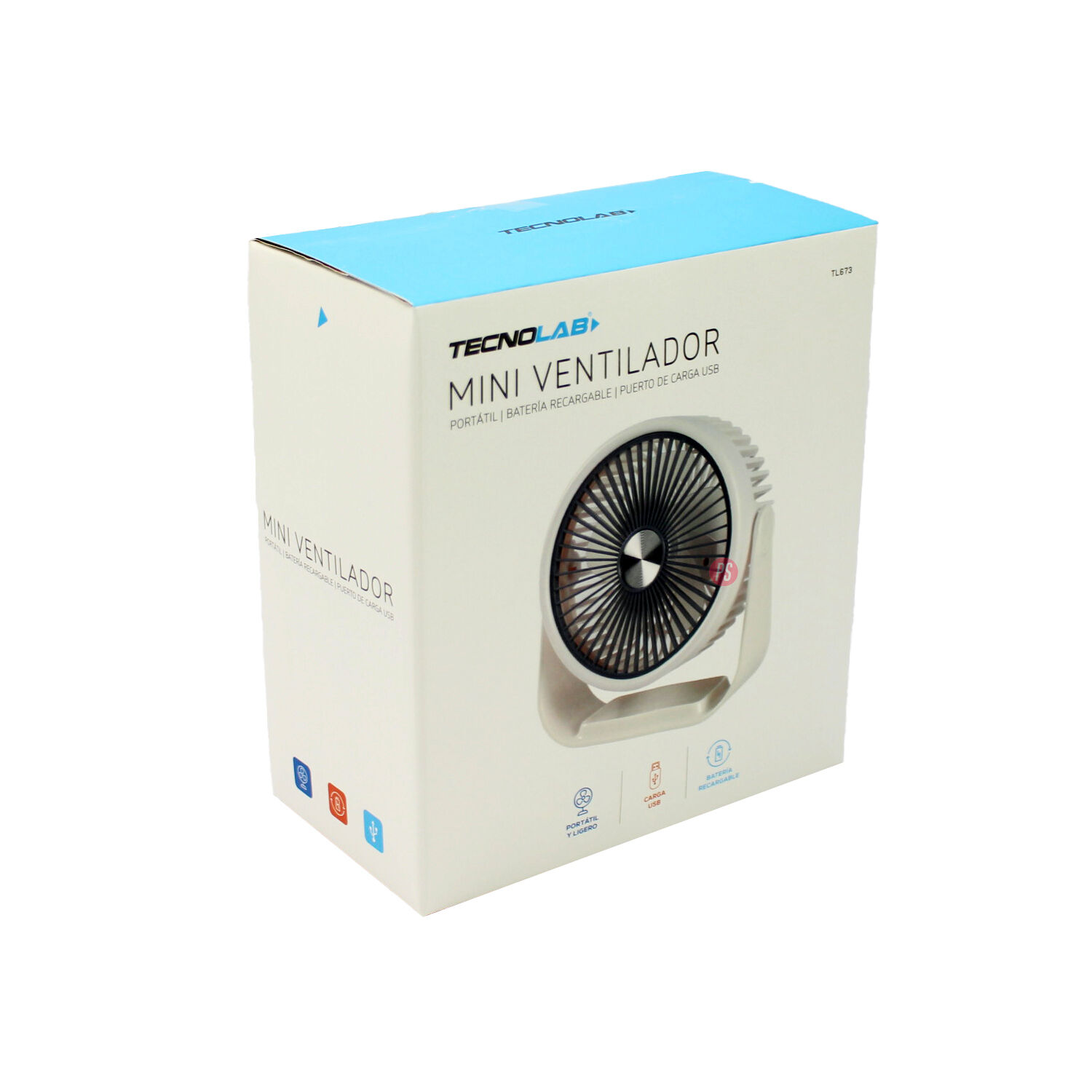 Ventilador De Mesa Usb Mini Port&aacute;til Y Recargable - Ps image number 3.0