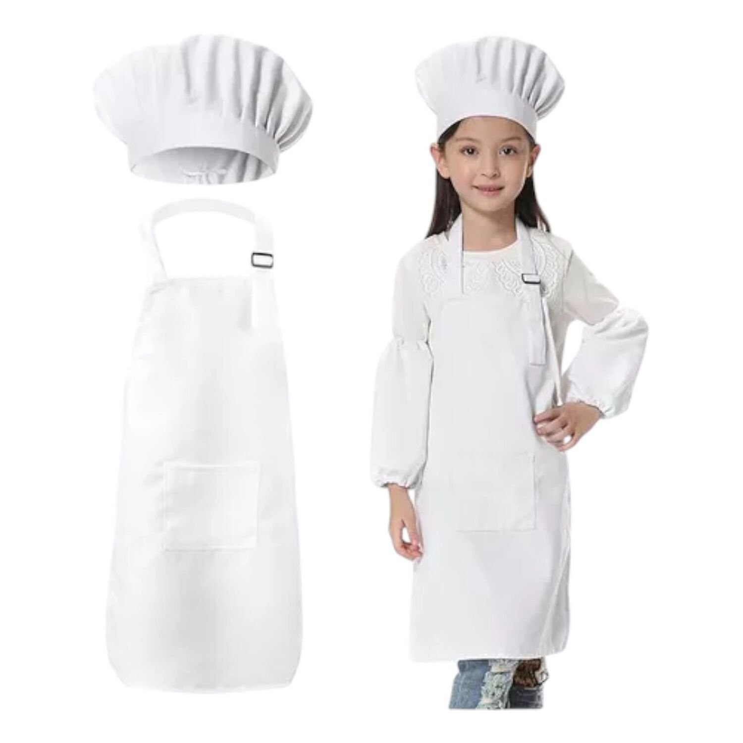 Set Delantal | Gorro | Mangas Disfraz Infantil Chef Cocina image number 7.0