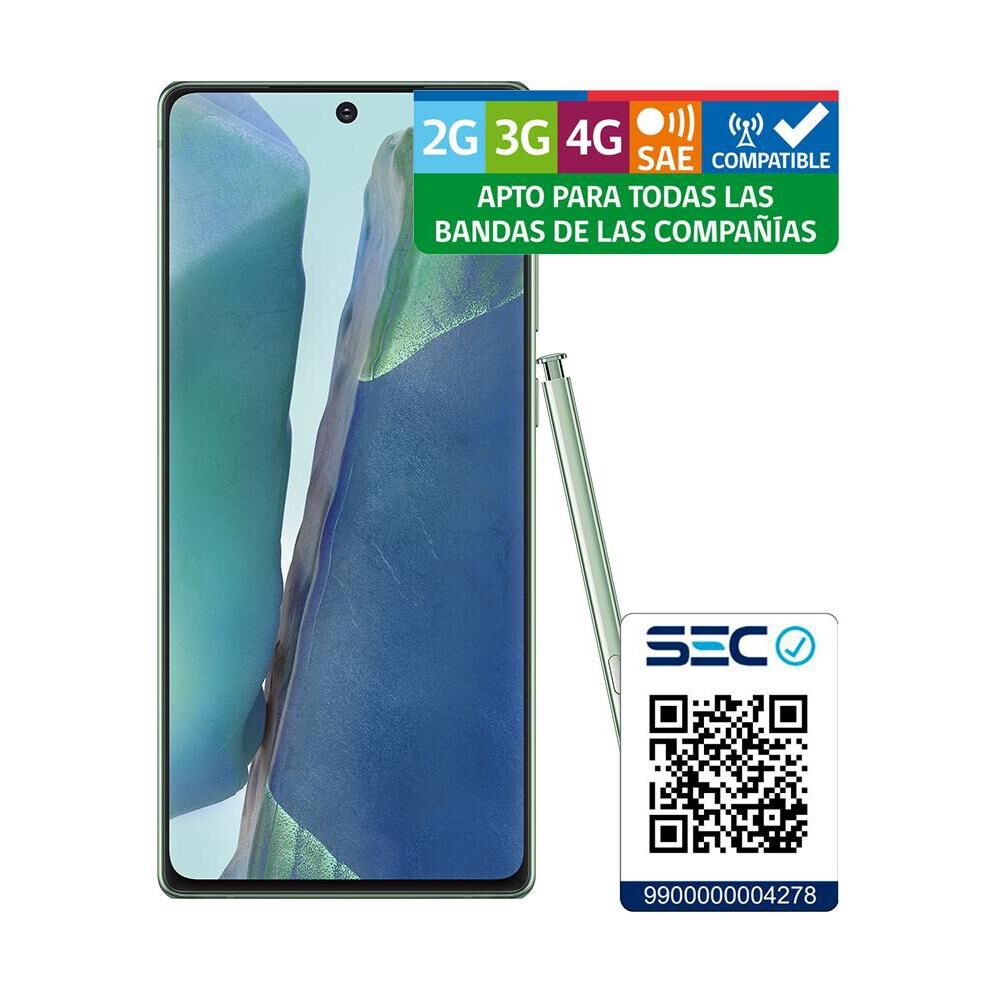 Smartphone Samsung Galaxy Note 20 Mystic Green / 256 Gb / Liberado image number 8.0