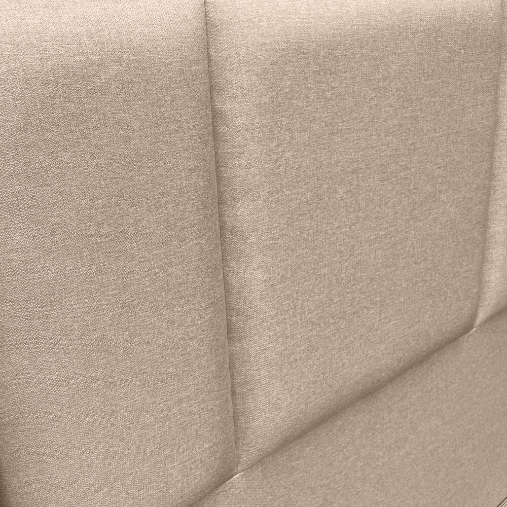Respaldo De Cama Block Lino Beige 1 Plaza image number 2.0