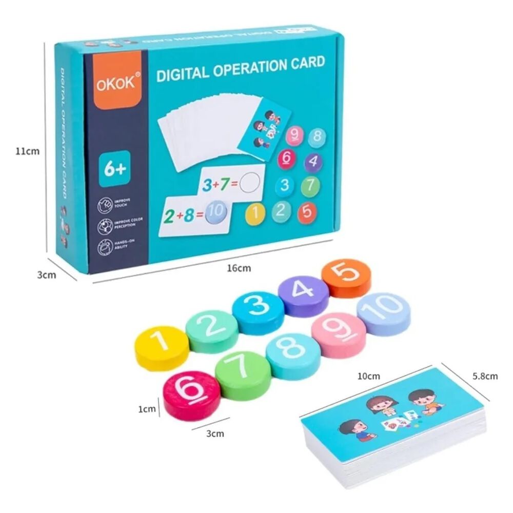 Juguete Didáctico Aprendizaje Matemático Sumar Restar Niños image number 7.0