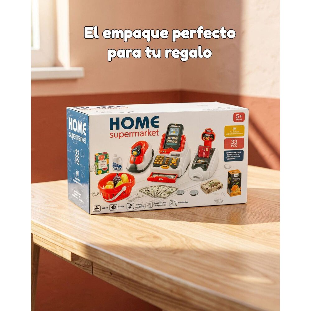 Juguete Infantil De Caja Registradora Para Ni&ntilde;os 3 En 1 image number 4.0