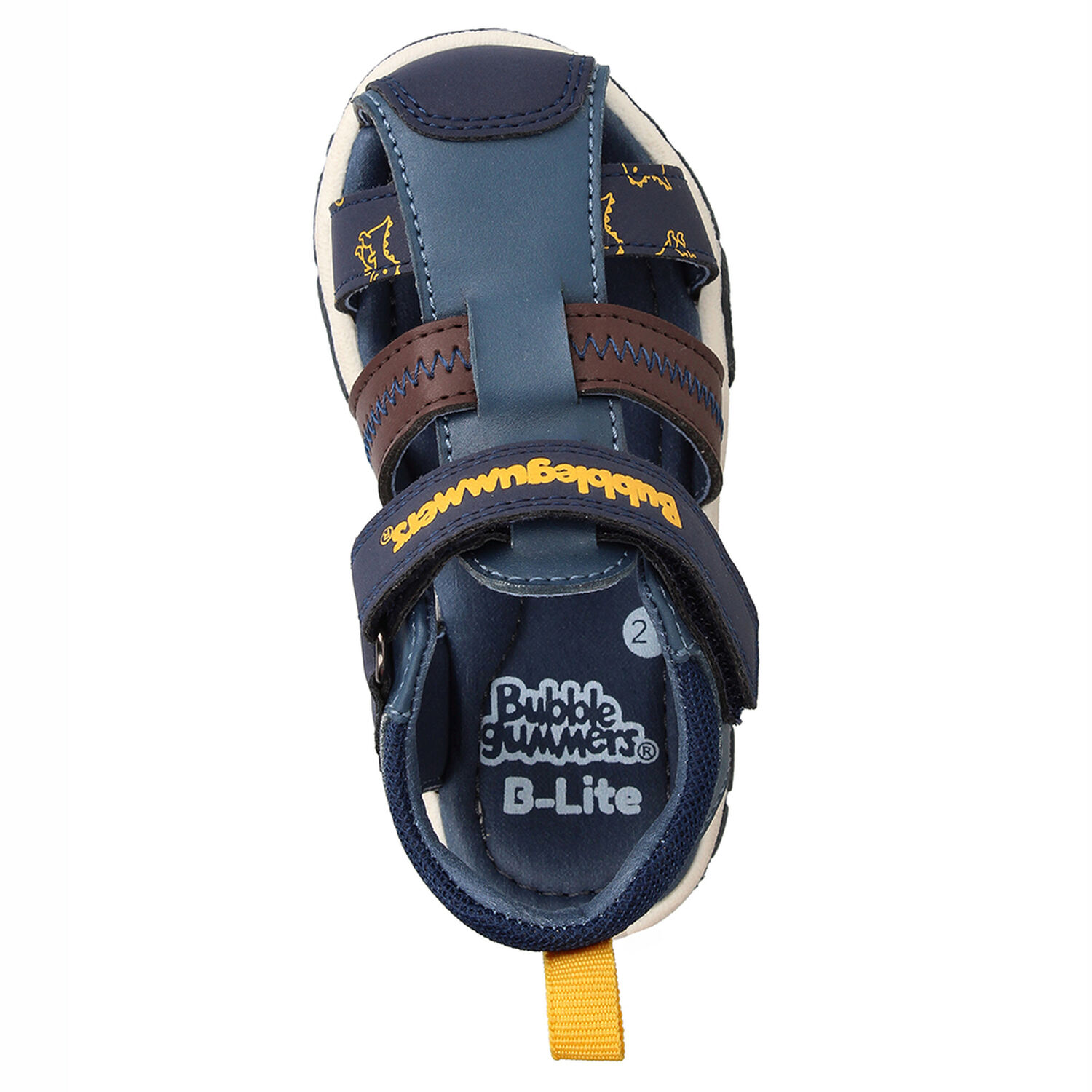 Sandalia Ni&ntilde;o Bubblegummers Wheel Azul image number 5.0
