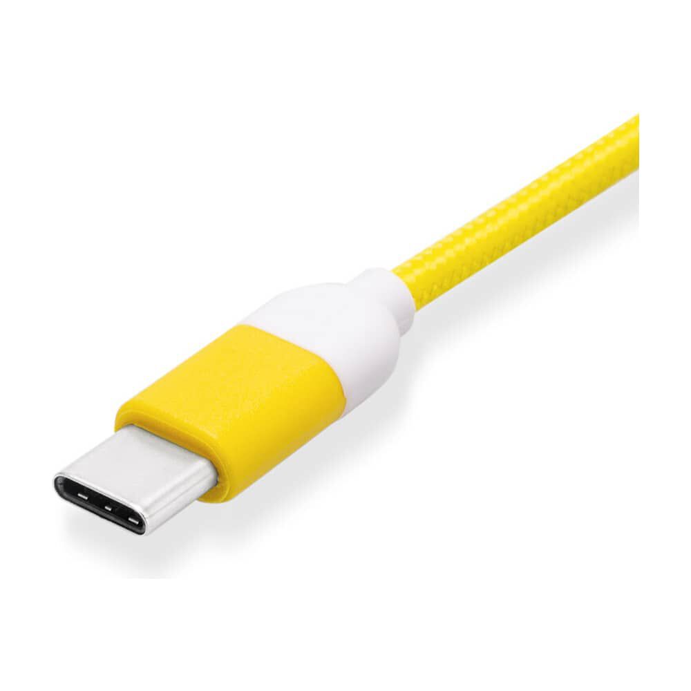 Cable De Datos Type-c Reforzado Pantone Android Auto Yellow image number 1.0