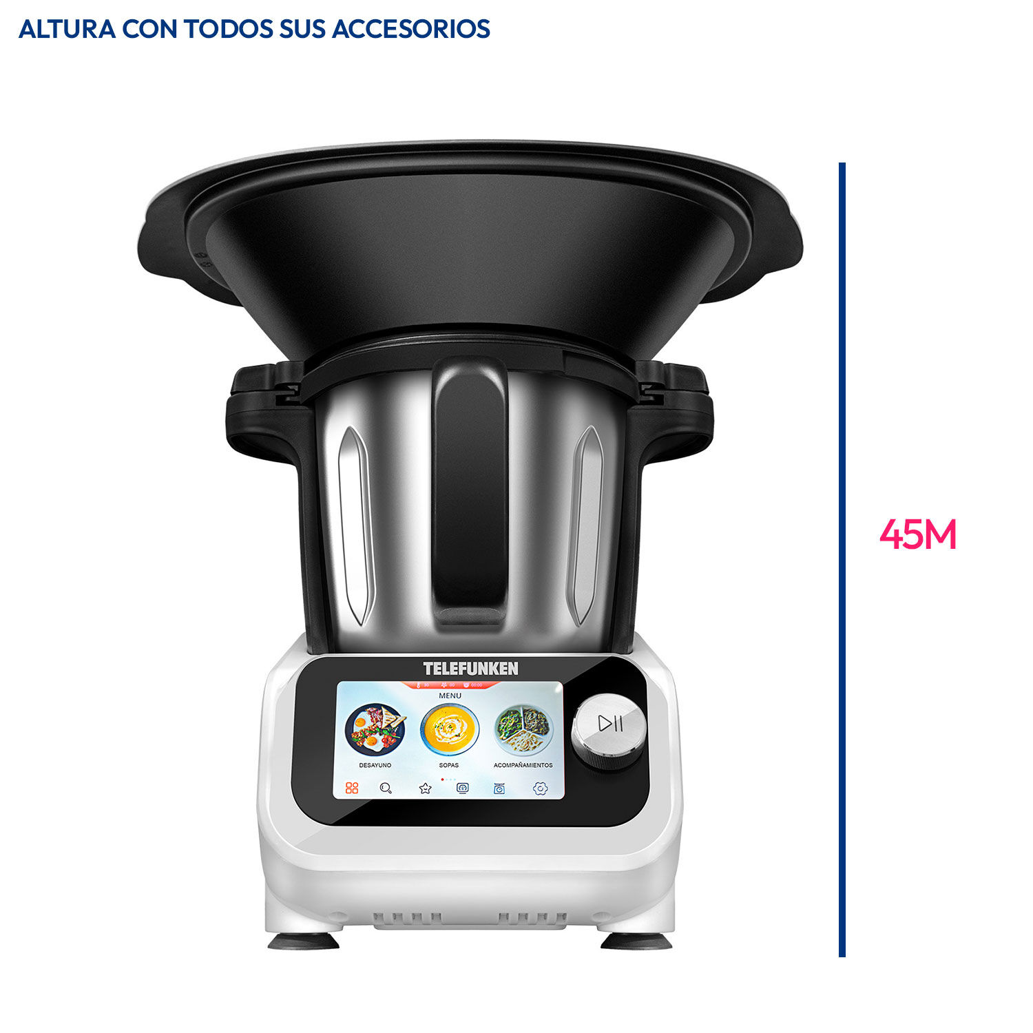 Robot De Cocina Multifuncional Telefunken Robot Chef image number 3.0
