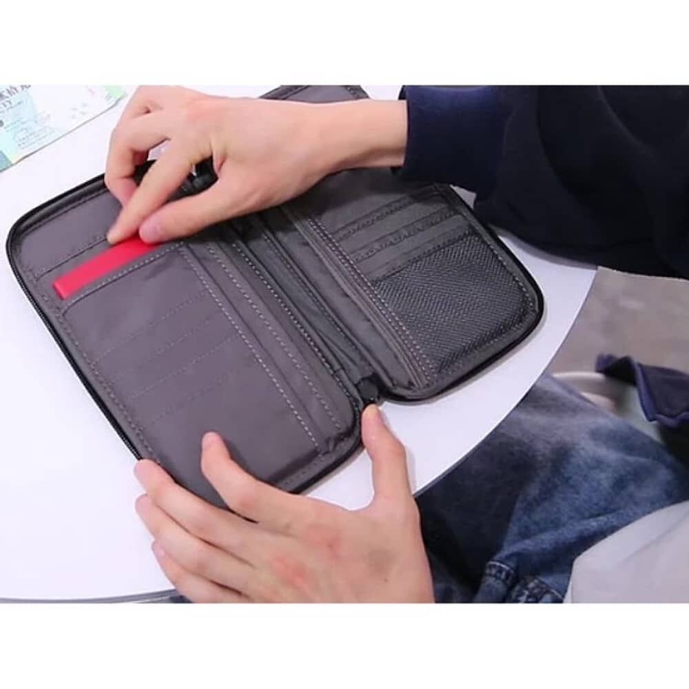 Billetera Portapasaporte Para Hombre Y Mujer image number 7.0
