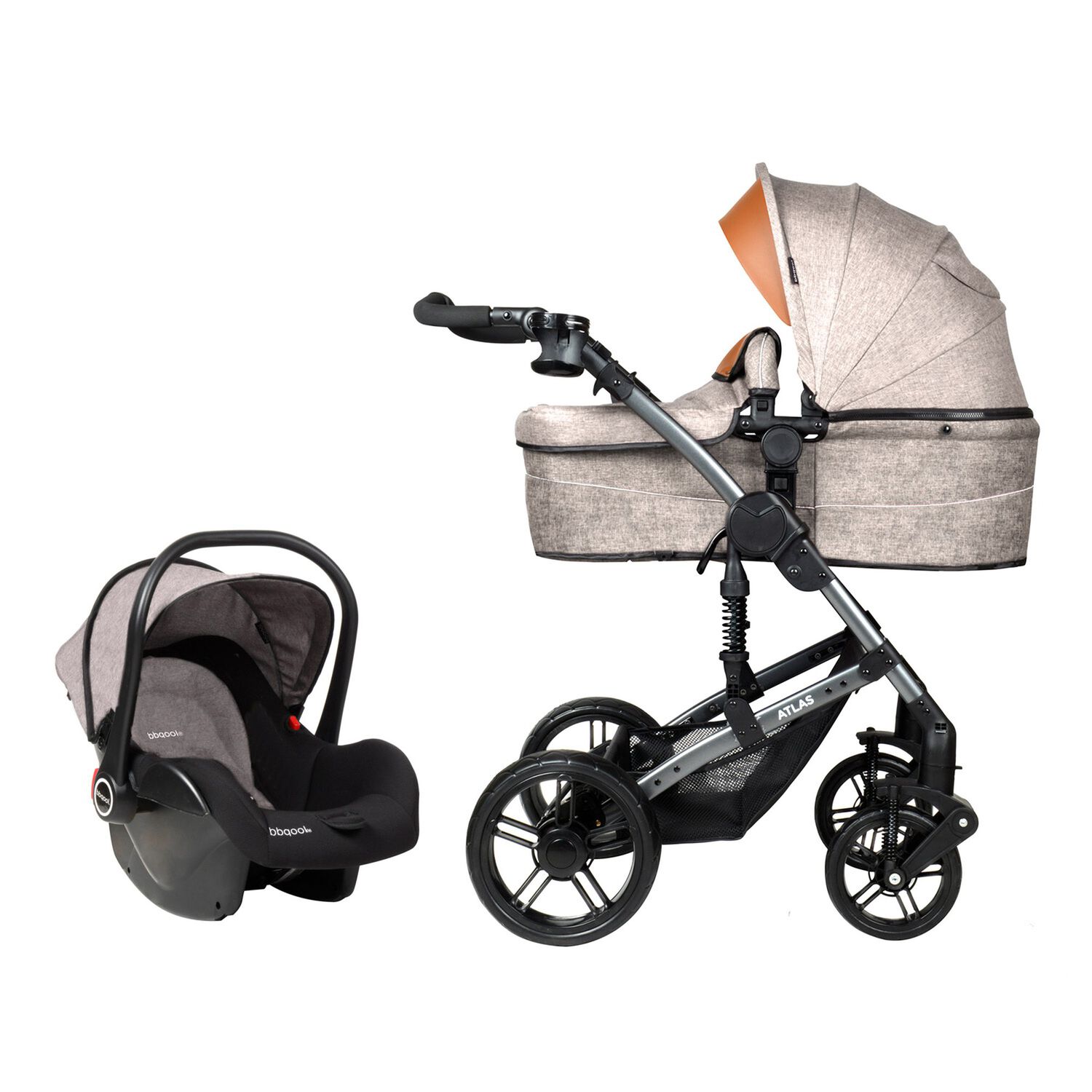 Coche Travel System Atlas Beige image number 0.0