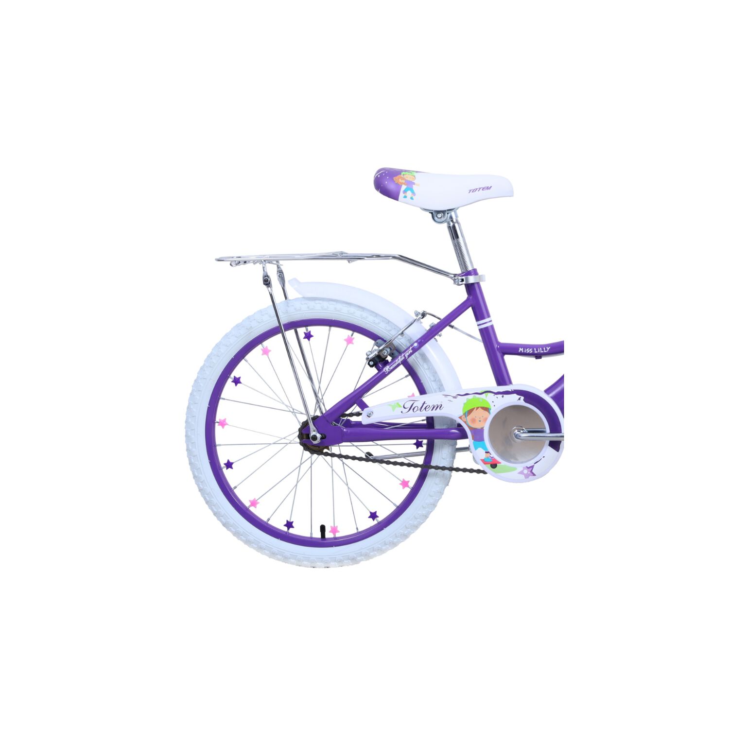 Bicicleta Totem Infantil Aro 20 Miss Lilly Violeta image number 2.0