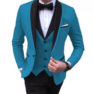 Terno Elegante De Cuatro Piezas Para Hombre