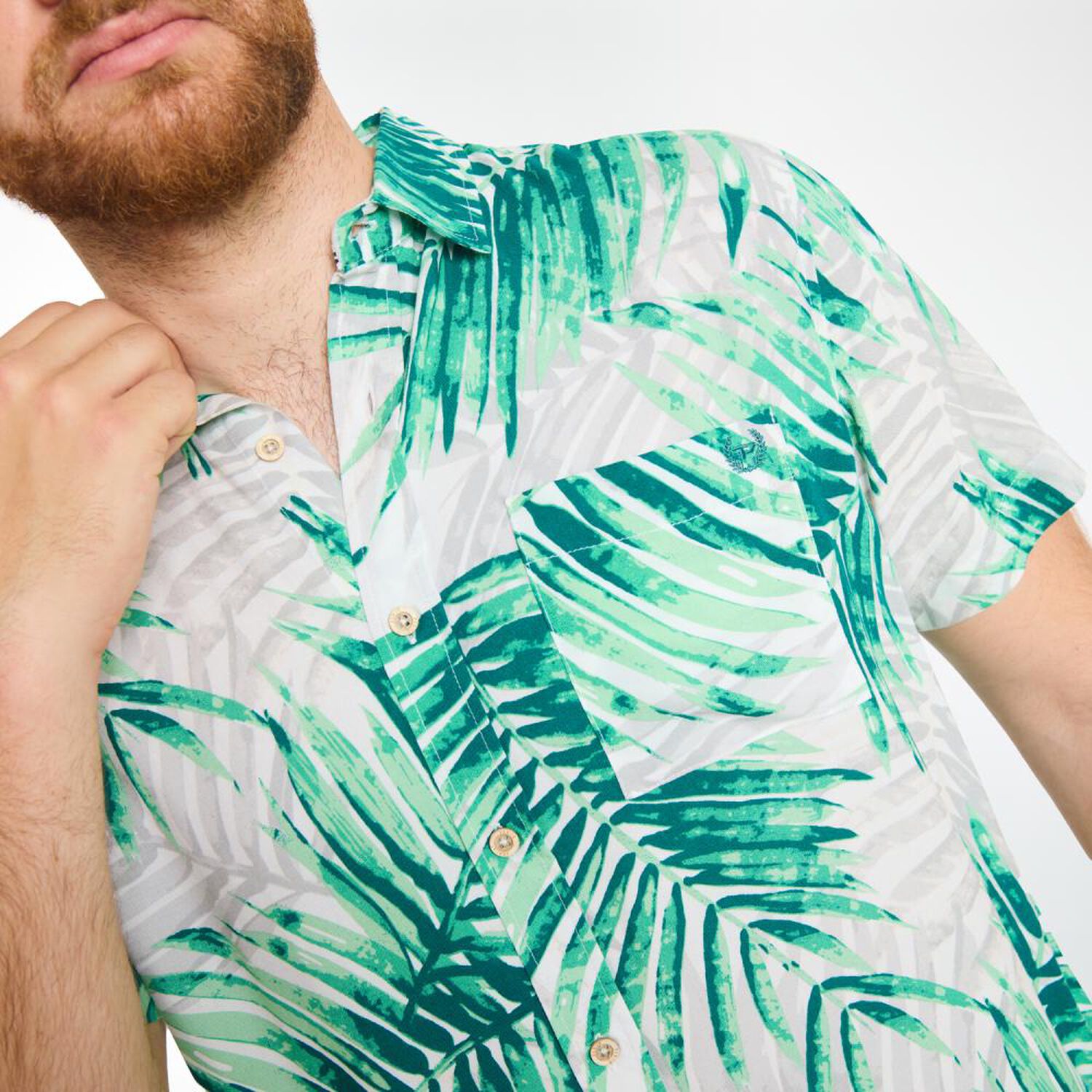 Camisa Manga Corta Hombre Peroe image number 4.0