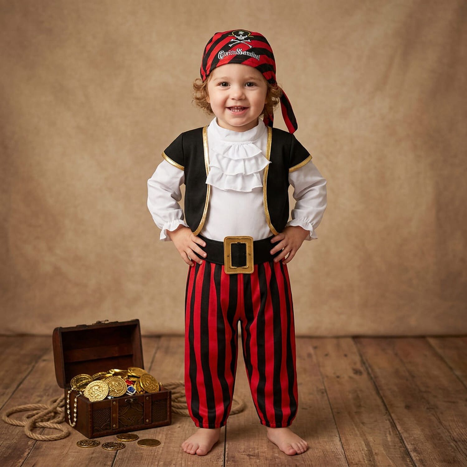 Disfraz Cosplay Pirata Corsario Piratas Infantiles Todos Ni&ntilde;o image number 48.0