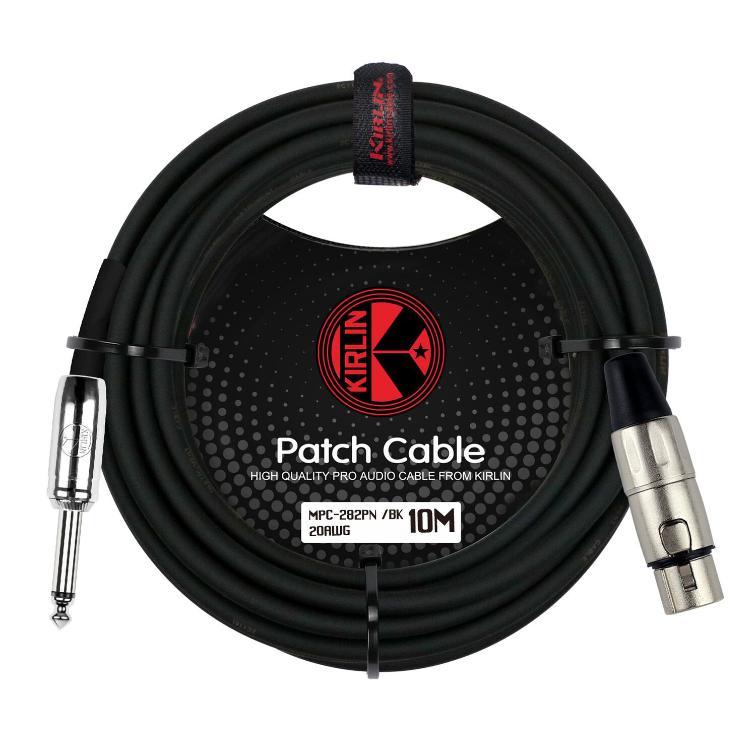 Cable Micr&oacute;fono Xlr (h)- Plug 10m Mpc-282pn-10 Kirlin image number 1.0