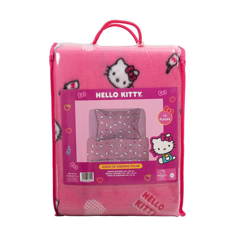 Sabana Polar 1.5 Plazas Sanrio Hello Kitty Mensaje image number 2.0