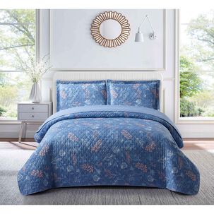 Set Cubrecama + Juego De Sábanas Casaideal Burgos 2 / 2 Plazas Set Cubrecama + Juego De Sábanas Casaideal Burgos 2 / 2 Plazas