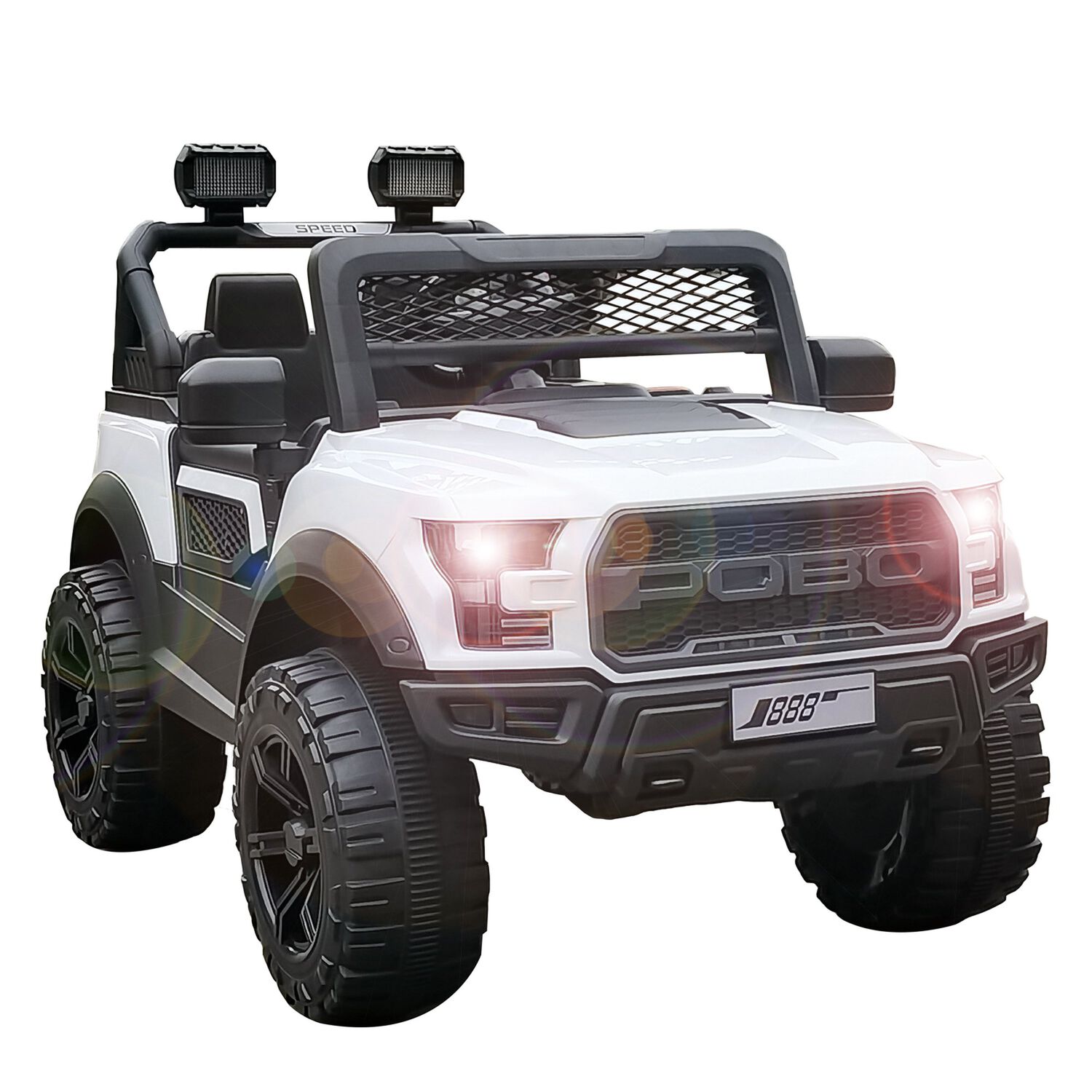 Camioneta El&eacute;ctrica Fullexpedition Ni&ntilde;o Ni&ntilde;o Infantil Blanco image number 2.0