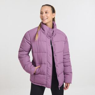 Parka Deportiva Lisa Regular Cuello Alto Mujer Wetland